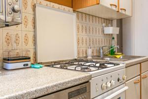 Kuchyň nebo kuchyňský kout v ubytování Convenient Shared Apartment - near Danube & Millenium Tower