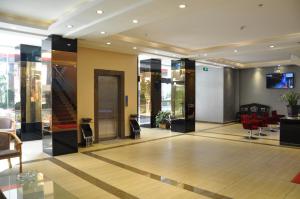 The lobby or reception area at Juli Boutique Hotel