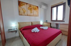 Postel nebo postele na pokoji v ubytování Chiocciola del Parco