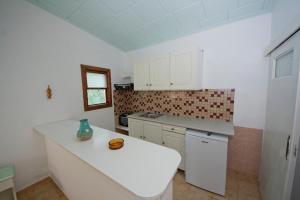 Kuchyň nebo kuchyňský kout v ubytování Amalia Studios Skiathos