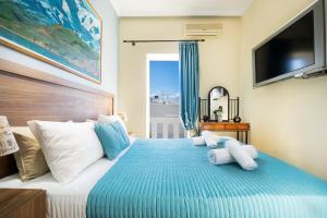 Posteľ alebo postele v izbe v ubytovaní Irini Apartment II + 14 fotografií
