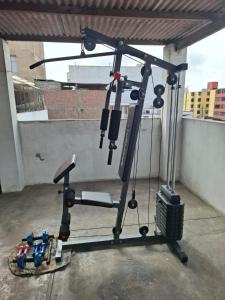 Fitness centrum a/nebo fitness zařízení v ubytování Casa Extremadura
