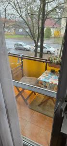 Balkón alebo terasa v ubytovaní Habos isler apartman 16