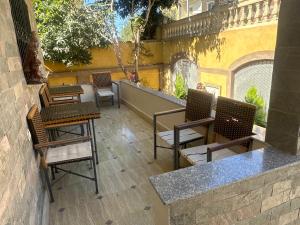Posezení v ubytování VIP villa Ali