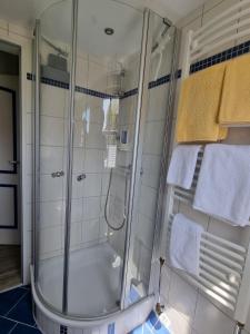 Koupelna v ubytování Hotel Garni Friesenhuus