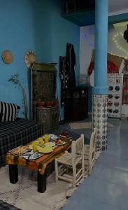 Posezení v ubytování Riad rajad Marrakech