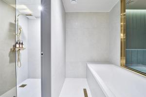 Baðherbergi á Hotel Ippda Gumdan