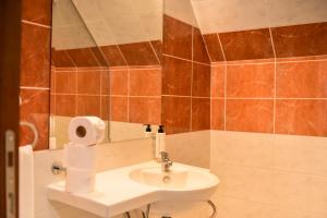 Koupelna v ubytování Sole Mio Wellness & SPA