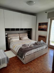 Postel nebo postele na pokoji v ubytování la dimora del re