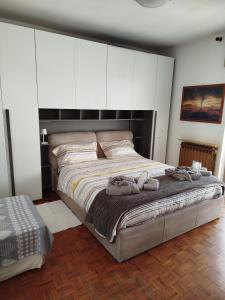 Postel nebo postele na pokoji v ubytování la dimora del re