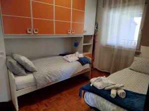 Postel nebo postele na pokoji v ubytování la dimora del re