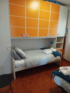 Postel nebo postele na pokoji v ubytování la dimora del re
