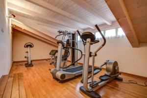 Fitness centrum a/nebo fitness zařízení v ubytování Hotel Giove dipendenza Hotel Fiamma