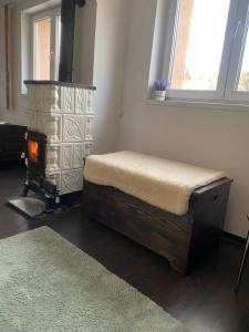 TV a/nebo společenská místnost v ubytování Apartament Borsec