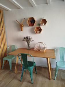Posezení v ubytování A l'Ombre de la Dame