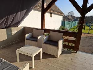 Posezení v ubytování Werner Apartman