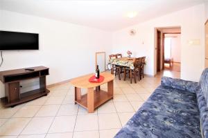 TV a/nebo společenská místnost v ubytování Apartments Lucijana