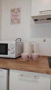 Η κουζίνα ή μικρή κουζίνα στο Apartament Stare Miasto