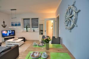 Χώρος καθιστικού στο Fischerblick Haushälfte