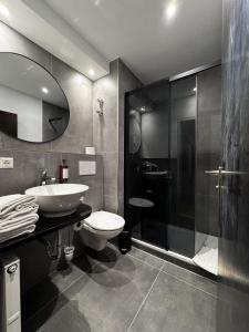 Koupelna v ubytování Hotel Luisenpark