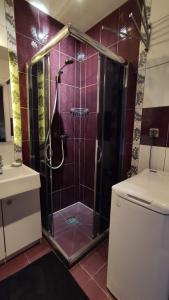 Ένα μπάνιο στο Apartament 500 metrów od wjazdu na A4