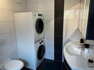 Koupelna v ubytování Ferienwohnung Mölltaler Bergblick + 32 fotografií