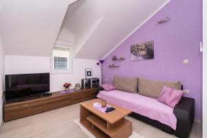TV a/nebo společenská místnost v ubytování Apartment Ninić