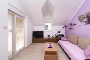 TV a/nebo společenská místnost v ubytování Apartment Ninić