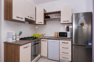 Kuchyň nebo kuchyňský kout v ubytování Apartment Ninić