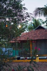 Vrindavan homestay外面的花园