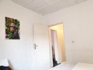 Ένα ή περισσότερα κρεβάτια σε δωμάτιο στο Mountain Scene BnB