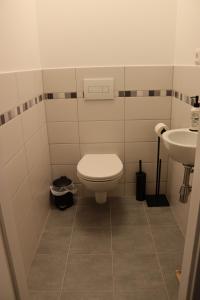 Koupelna v ubytování Apartmán Nerudova Zahrada + 9 fotografií
