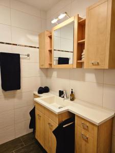 Η κουζίνα ή μικρή κουζίνα στο Apartment Wohnung Mönichkirchen