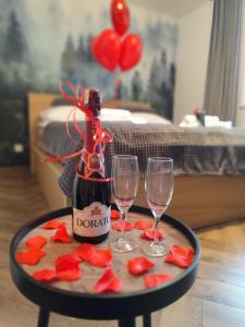 Nápoje v ubytovaní Apartamenty Zakątek Harenda