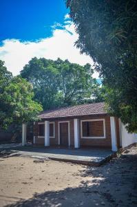 El edificio en el que está la casa vacacional