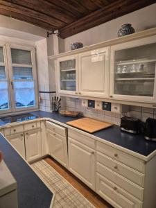Kuchyň nebo kuchyňský kout v ubytování Ferienwohnung Meyer