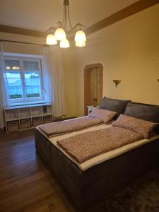 Postel nebo postele na pokoji v ubytování Ferienwohnung Meyer