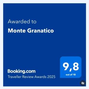 Monte Granatico tanúsítványa, márkajelzése vagy díja