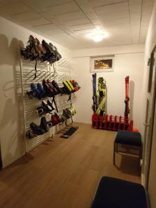 Fitness centrum a/nebo fitness zařízení v ubytování Rock-inn