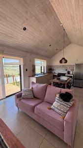 Kuchyň nebo kuchyňský kout v ubytování Casas de montaña Sheipuquin - Cabaña de lujo "Chachil"