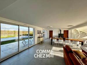 Posezení v ubytování Villa avec piscine pour 10 personnes - Lac du Der Giffaumont