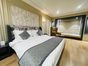 Krishna Resort Pushkar客房内的一张或多张床位