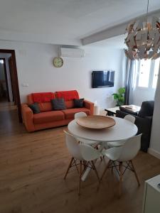 TV a/nebo společenská místnost v ubytování Casita Coqueta Free Parking