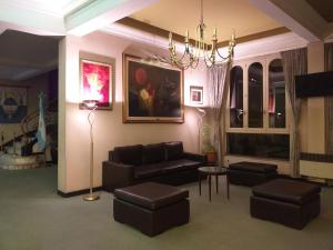Uma área de estar em Grand Hotel Balbi
