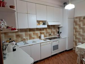 A kitchen or kitchenette at Trullo Pentimelle e Casa Pentimelle