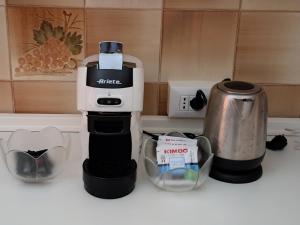 Coffee and tea making facilities at Trullo Pentimelle e Casa Pentimelle