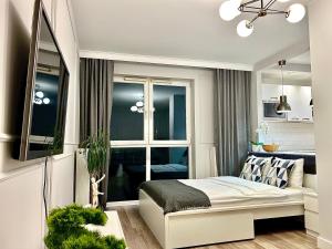 Posedenie v ubytovaní Airport Apartment Warszawa