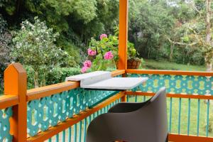 Balkón nebo terasa v ubytování Isla de pascua - Jardín - Hostel
