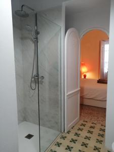 Koupelna v ubytování Habitacion poleo