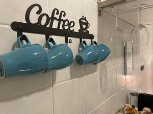 Coffee and tea making facilities at Chiara rooms